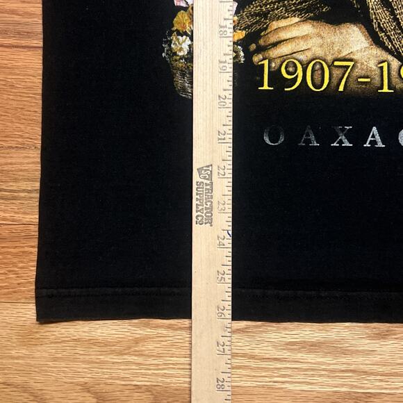 Vintage King One Size Frida Kahlo Self Portrait Tee Shirt Black Size Medium ? - Picture 7 of 9